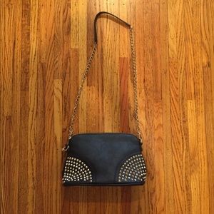 Black studded purse ( crossbody )